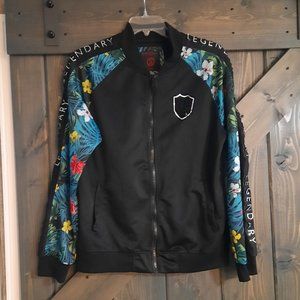Switch Remarkable Legendary FLORAL bomber Black Jacket L